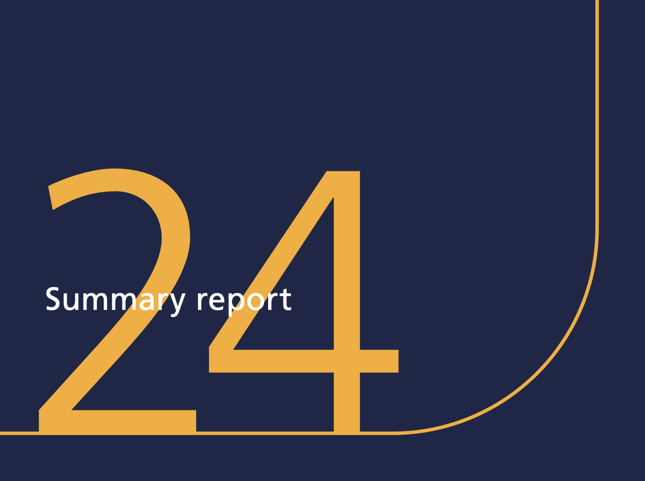 Summary report 2024